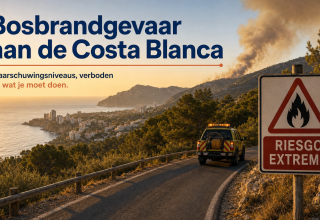 Bosbrandgevaar aan de Costa Blanca